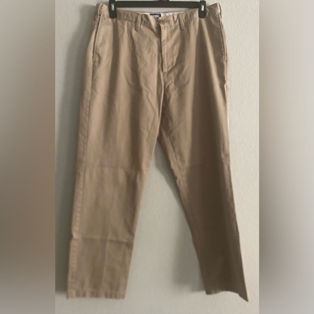 Lands' End Men Khaki Chino Traditional Fit Preppy Size 37